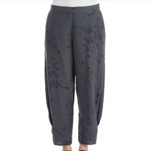 Grizas Art Printed Linen Pants
